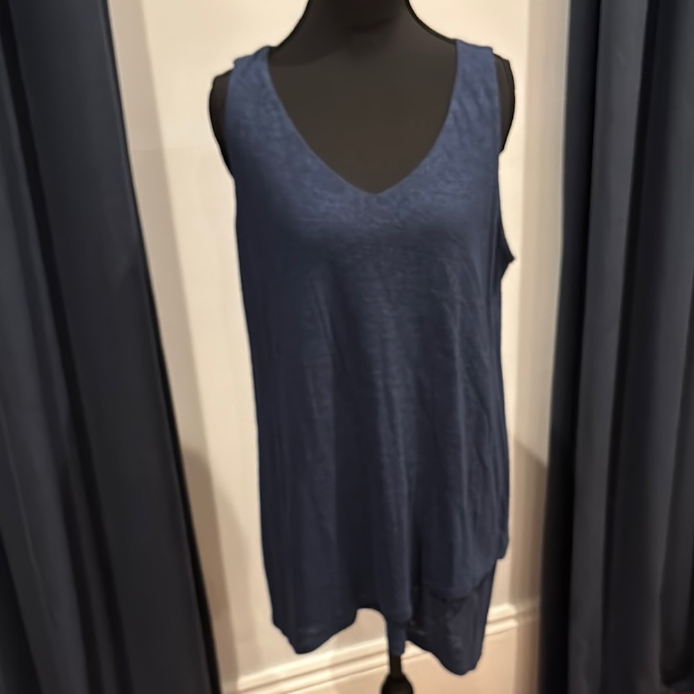 J. Jill Deep Blue Tank Top